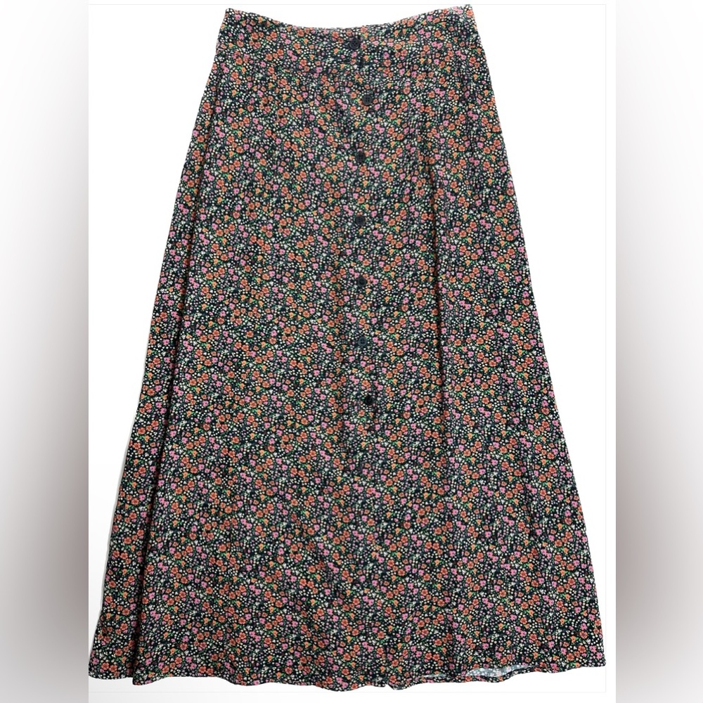Button-down Topshop Midi Skirt